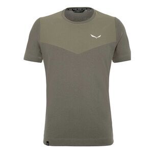 Salewa Mens Crew Neck Regular T-Shirt / Gray
